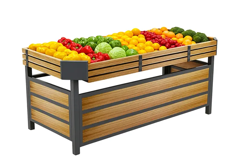 55'' Vegetable & Fruit End Rack Hbr-3001 1