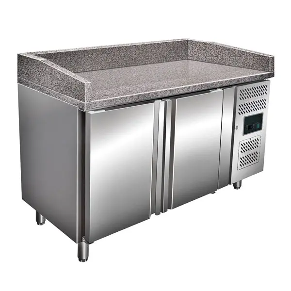 59'' Chef Double Door Marble Top Prep Table Pz-2600Tn 2