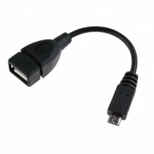 6-Inches Mobile Device Usb Micro-B To Usb Device Otg Adapter Cable 1