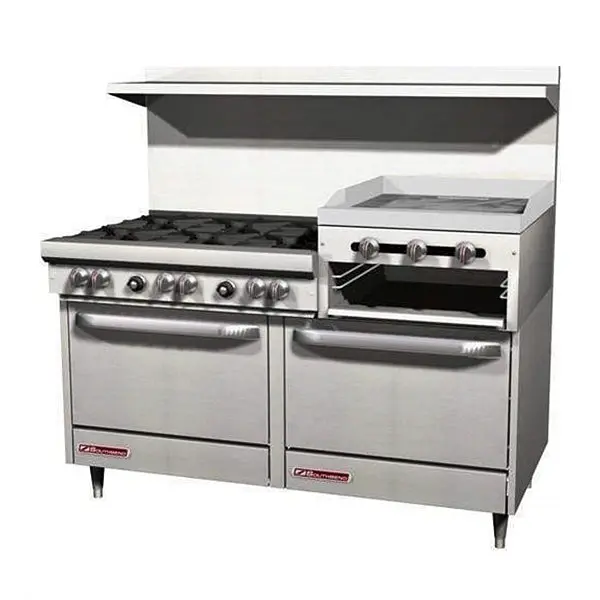 60'' Southbend Range Oven With 24'' Griddle And Broiler & 6 Burners S60dd-2Rr 1