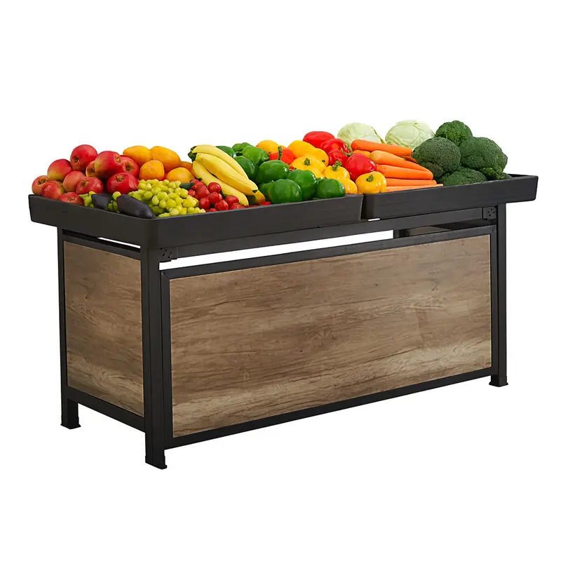 63'' Plastic Tray Vegetable End Rack Hbr-3089 1