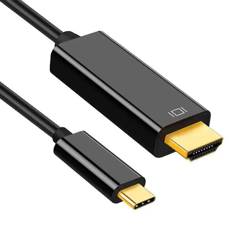 6Ft Usb-C To Hdmi Male Audio Video Adapter Cable 4K 60Hz Black 1