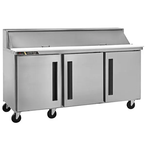 72'' Centerline By Traulsen Mega Top Solid Doors Sandwich/Salad Prep Table Clpt-7230-Sd-Lrr 1
