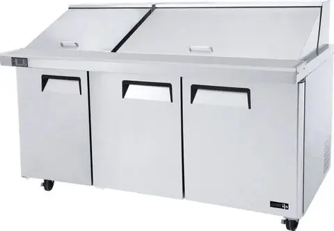72″ Efi 3 Door Mega Top Prep Table Cmdr3-72Vc 1