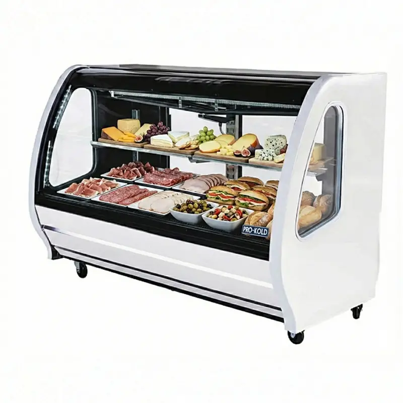 74'' Pro-Kold Deli Case White 28 Cu.Ft - Ddc-80W 1