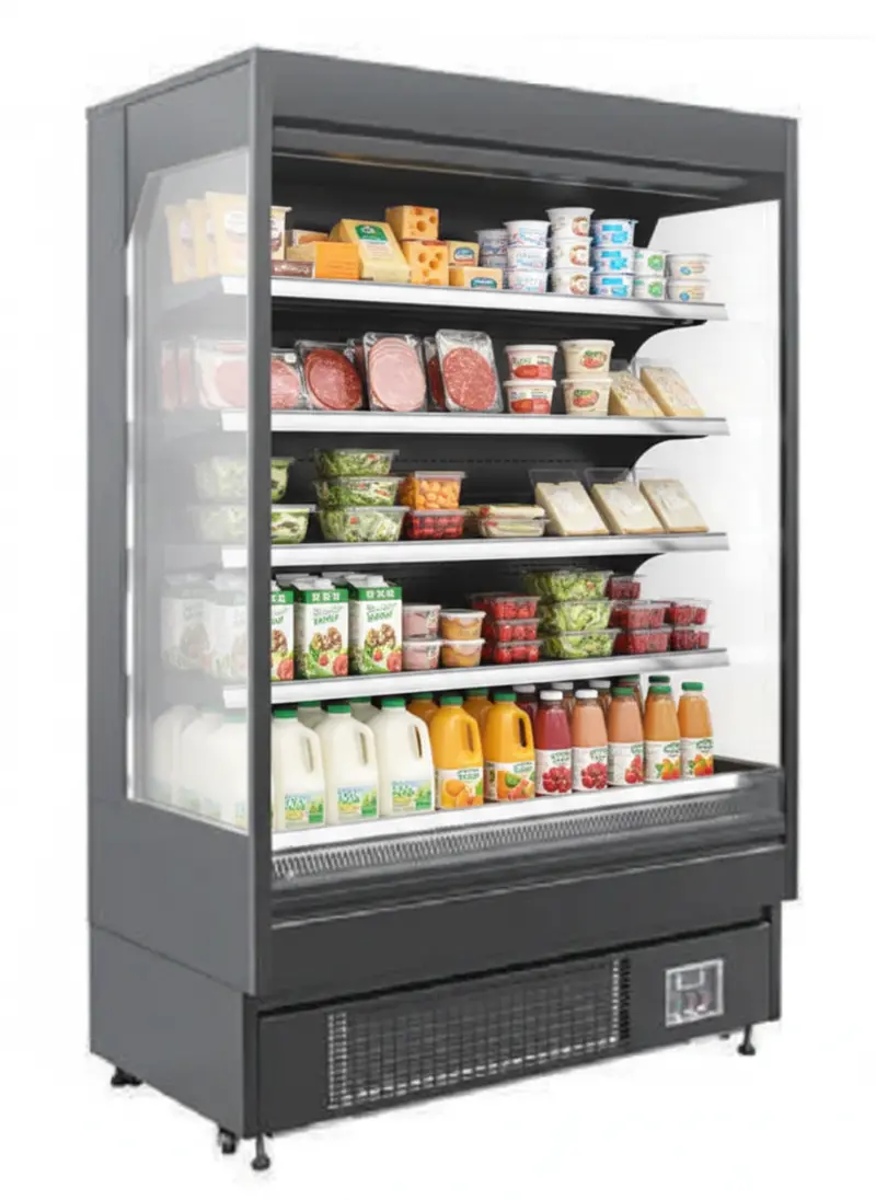 77'' Alaska Line Open Air Cooler 31.5 Cu.Ft. Capacity Hit-56 1