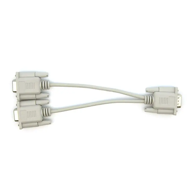 8 Inch Db15hd-M To 2X Db15hd-F Vga Splitter Cable 1