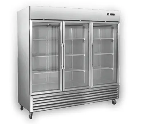 81" Stainless Steel Triple Glass Door Reach-In Freezer St-72Bfg 1