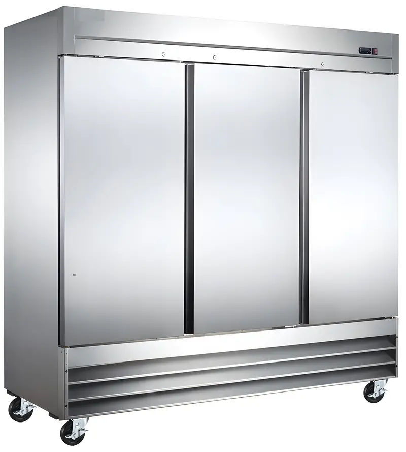 81" Windchill Stainless Steel Three Solid Door Freezer Wc-3Dsf-Hc 1