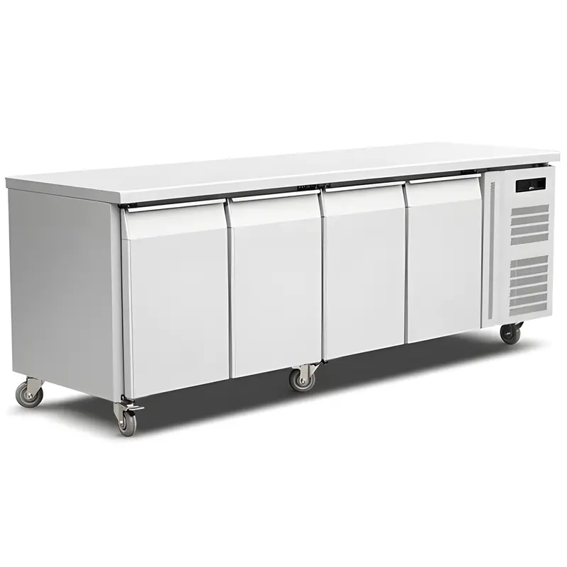 88'' Chef 4 Solid Door Undercounter Freezer Gn-4100Bt 1