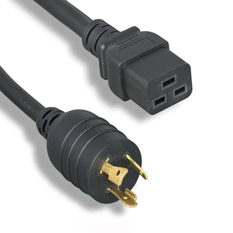 8Ft 12Awg High Voltage Power Cord Nema L5-20P To Iec-60320-C19 1