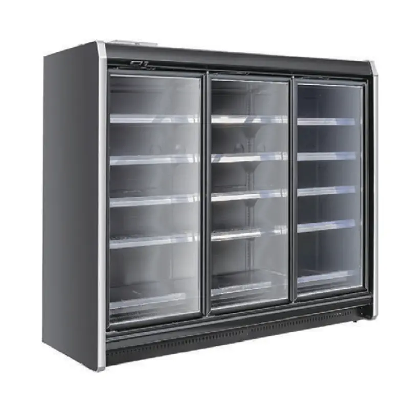 92" Alaska Line Three Glass Door Cooler Remote Hit-1515C 1
