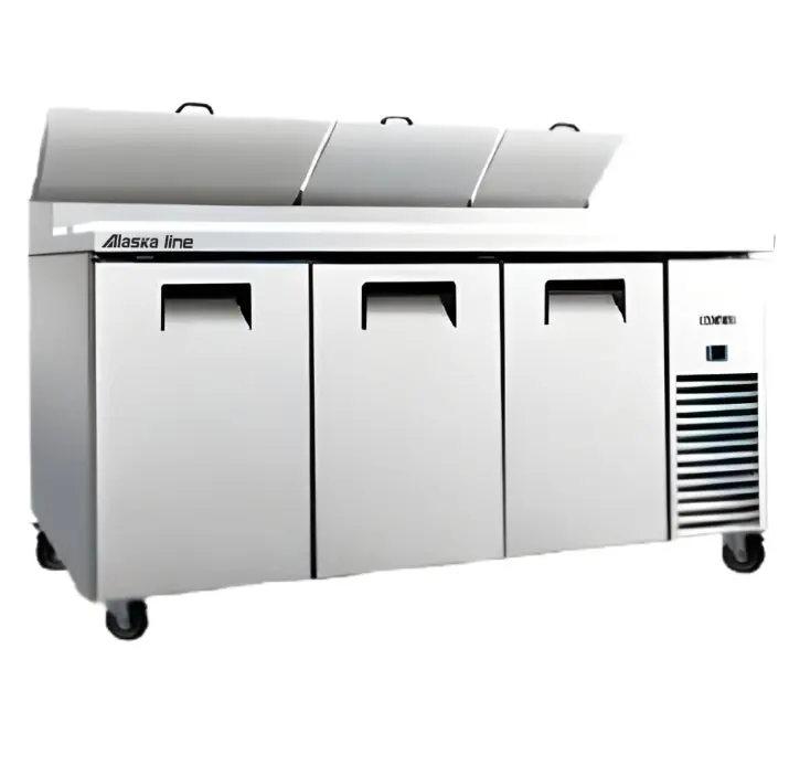 93'' Alaska-Line Pizza Prep Table Apps-93 1