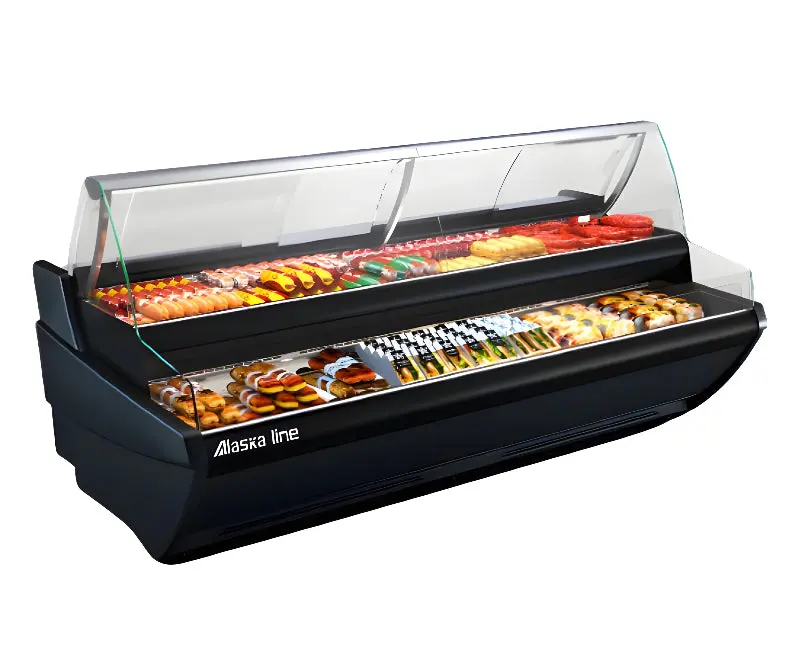 99" Alaska-Line Deli Showcase With Additional Section Remote Compressor Hit-143-1 1