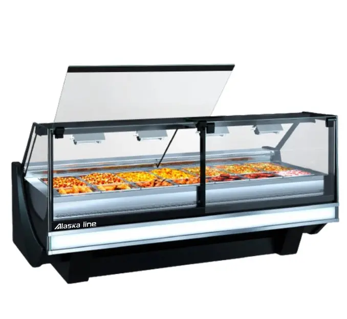 99'' Alaska-Line Heated Display Showcase Hit-185-2 1