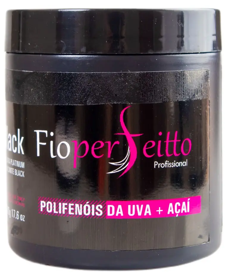 Acidifying Black Platinum Mask 500G - Fioperfeitto 1
