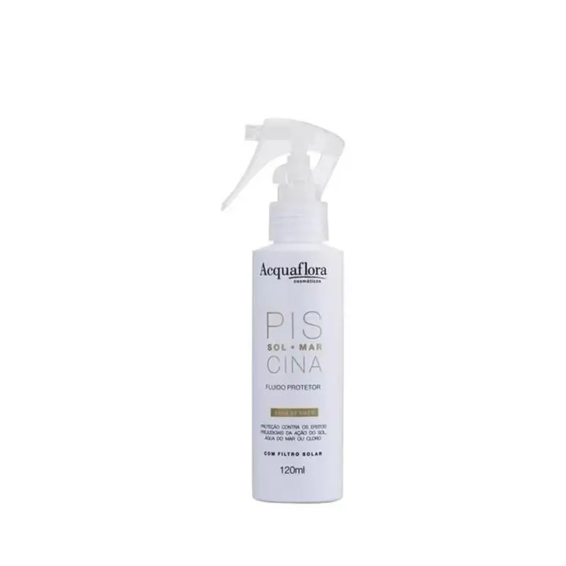 Acquaflora Piscina Protector Fluid Pool Sea Sun Coconut Hair Treatment 120Ml 1