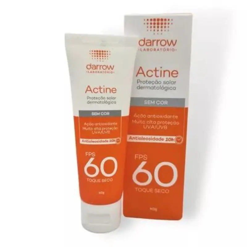 Actine Anti-Acne Anti-Oil Facial Sunscreen Spf 60 Colorless Skin Care 40G Darrow 1