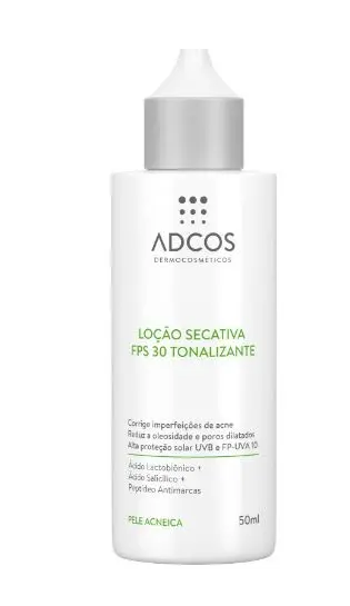 Adcos Acne Security Lotion Fps 30 Tonalizer 50Ml Cards 1
