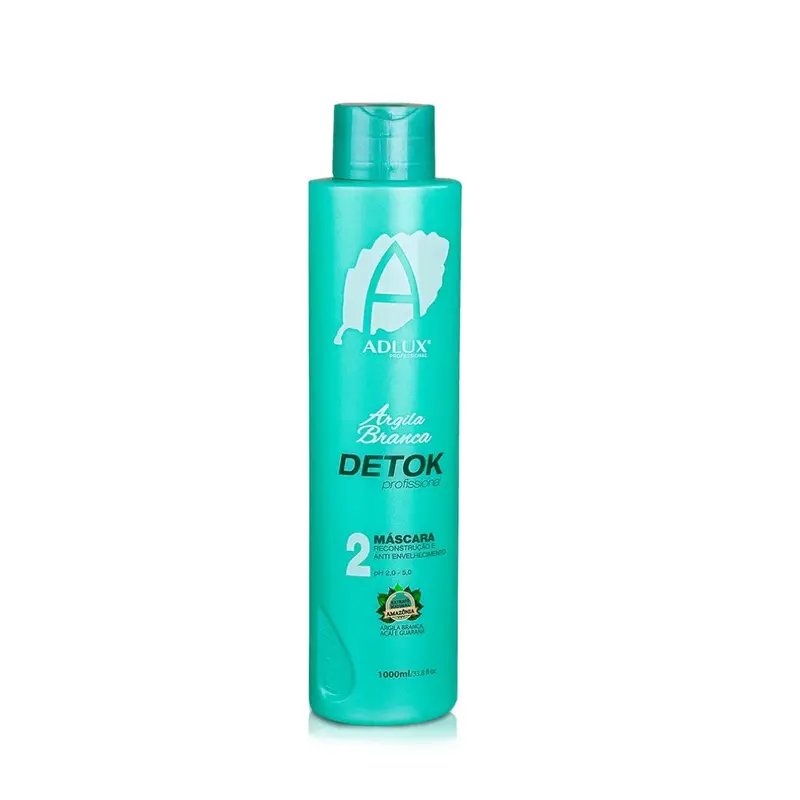 Adlux White Clay Detok Sealant Deep Hair Mask Step 2 1L / 33.8 Fl Oz 1