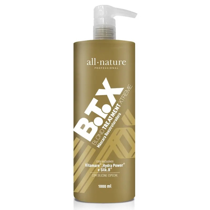 Advance Botox Blond Control Restructuring Xtreme Hair Mask 1000Ml - All Nature 1