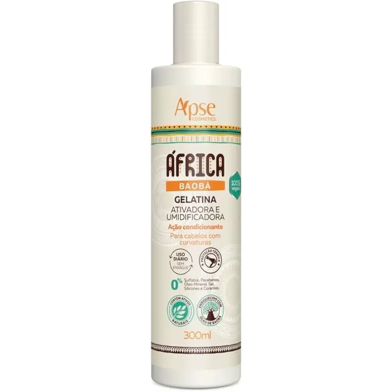 Africa Baoba Curly Hair Gelatin Daily Finisher 300Ml Apse 1