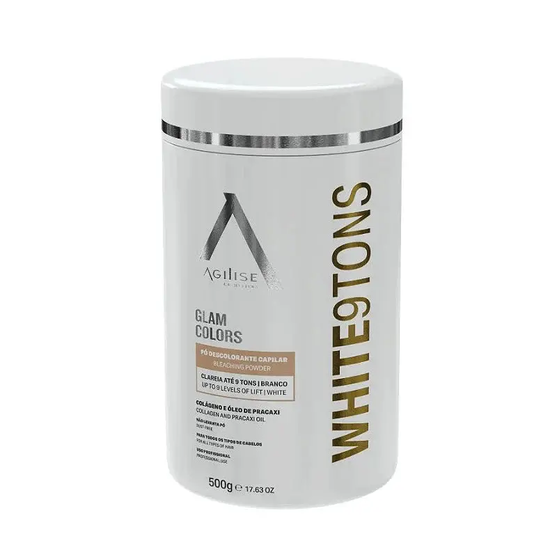 Agilise Professional Glam Colors White 9 Tones 500G / 16.9 Fl Oz 1