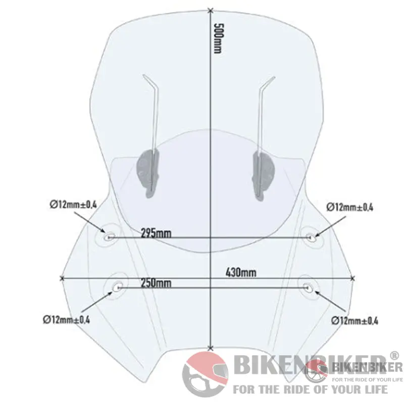 Airflow Windscreen - Suzuki Vstrom 650 - Givi 1