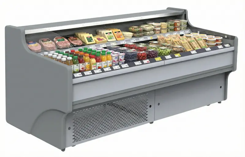Alaska Line 101.5” Open Air Grab & Go Cooler Plug-In Hit-178C 1