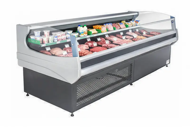 Alaska Line 101.9” Open Air Grab & Go Cooler Plug-In Hit-181 1