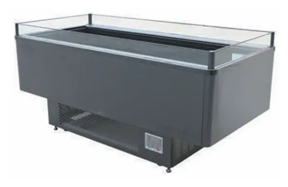 Alaska Line 39.3” Dual Temperature Island Cooler & Freezer Hit-219 1