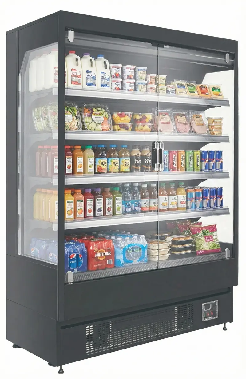 Alaska Line 51.7” Double Glass Door Cooler Hit-64 1