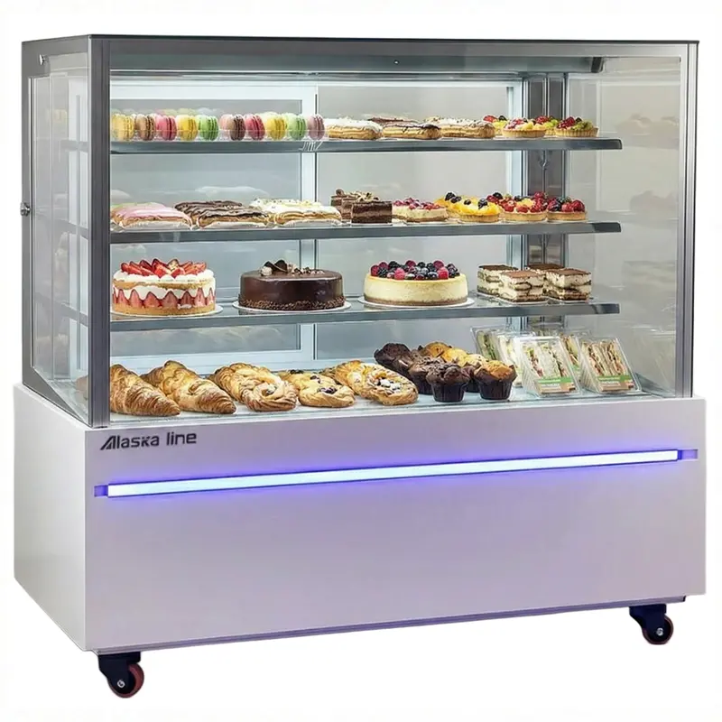 Alaska Line 71'' Premium Pastry Display Cooler Hit-402 1