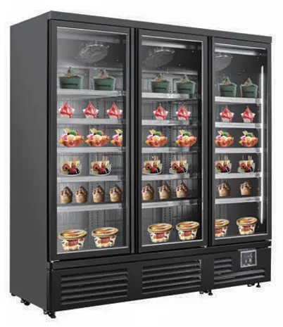 Alaska Line 74.4” Glass Door Freezer Hit-323 1