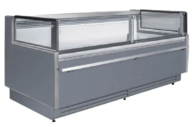 Alaska Line 76.3” Open Island Cooler Hit-191 1