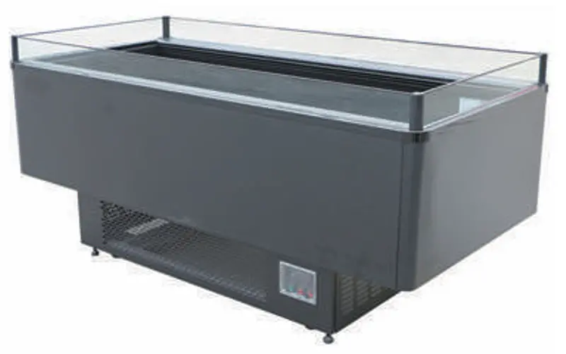 Alaska Line 78.7” Dual Temperature Island Cooler & Freezer Hit-221 1