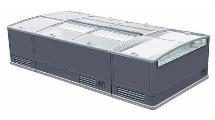 Alaska Line 98.7” Island Cooler & Freezer Hit-216 1