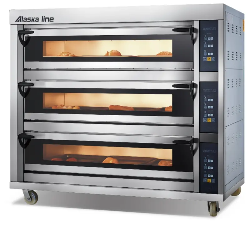 Alaska-Line Electric Bakery Three Deck Oven Hit-441 1
