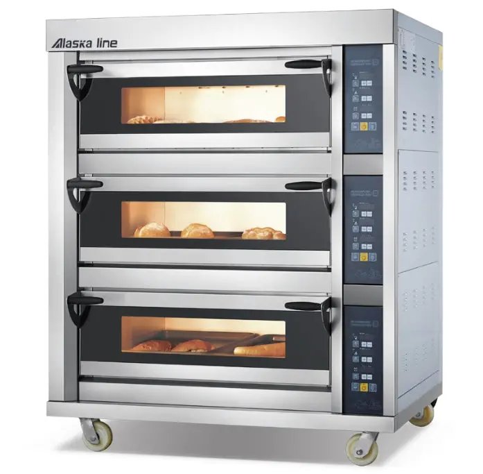 Alaska-Line Electric Bakery Three Deck Oven Hit-442 1