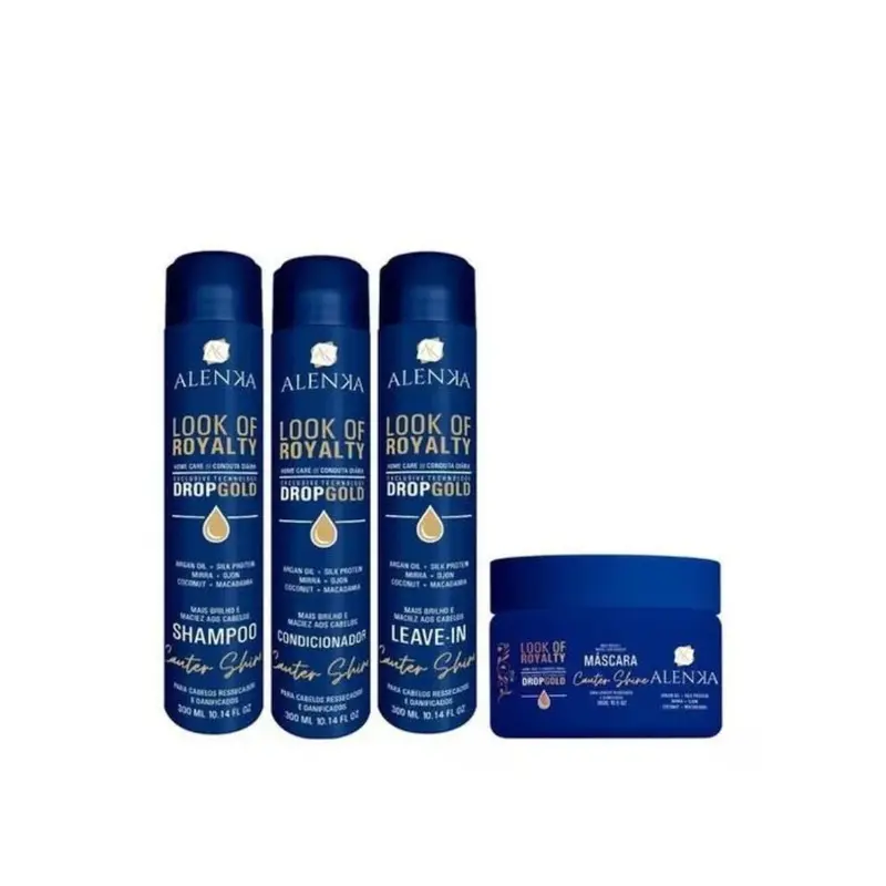 Alenka Loof Of Royalty Home Care Cauter Shine Anti Frizz Hair Treatment Kit 1