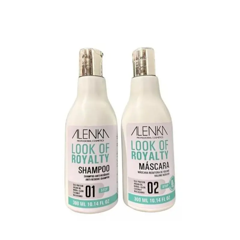 Alenka Loof Of Royalty Organic Progressive Brush Hair Straightening Kit 2X 300Ml 1