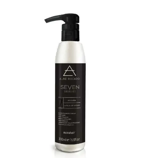 Aline Riscado Seven Energies Argan Oil Nourishing Shine Mask 300Ml - Nutrahair 1