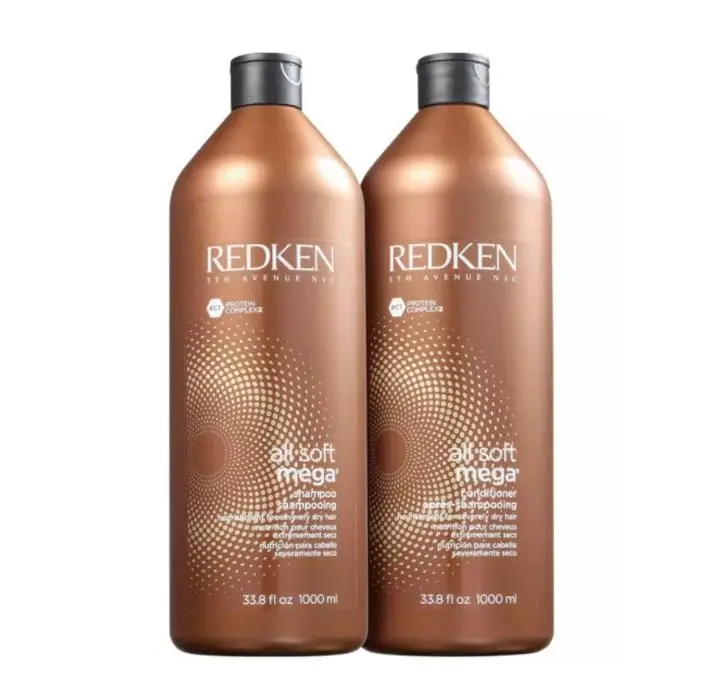 All Soft Mega Dry Hair Nutritive Mix Rct Protein Treatment Kit 2X1000ml - Redken 1