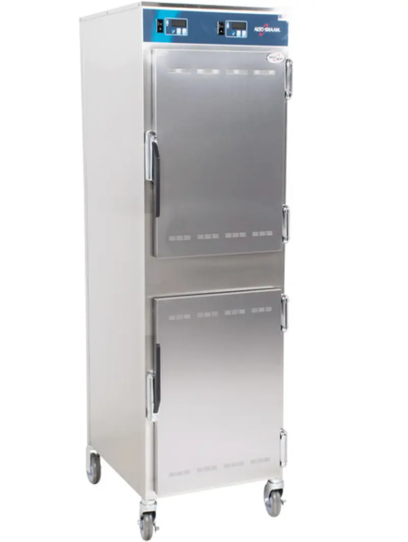 Alto-Shaam Mobile 8 Pan Dutch Door Holding Cabinet 1000-Up 1