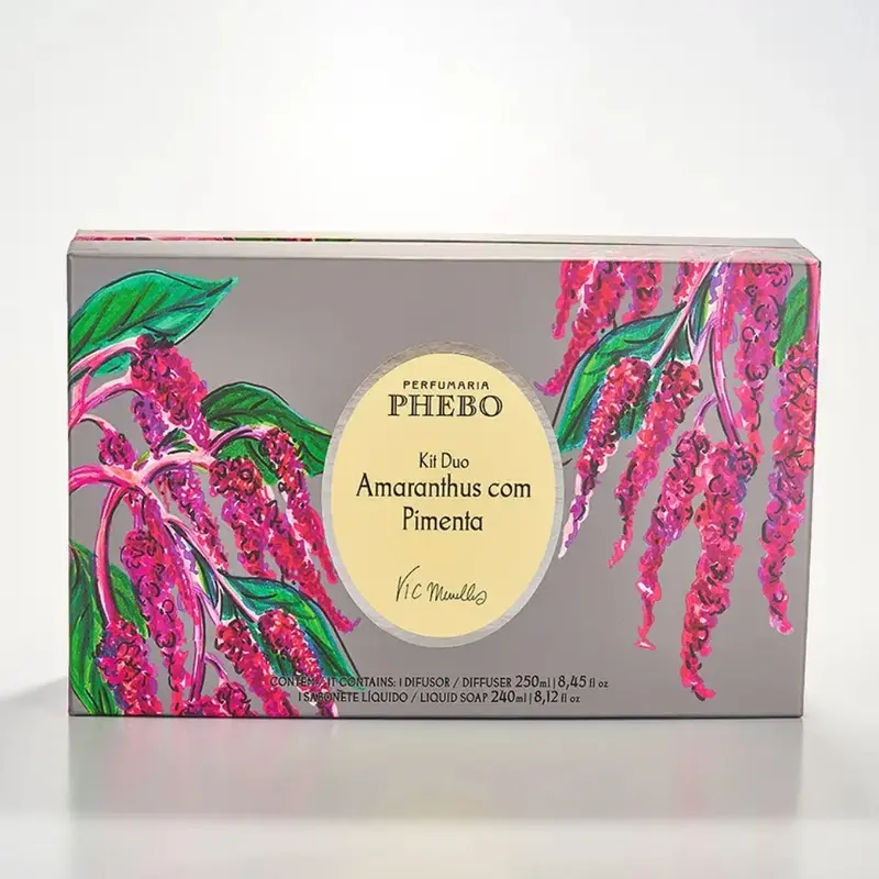 Amaranthus Pepper Home Fragance Room Diffuser + Liquid Body Soap Kit Granado 2