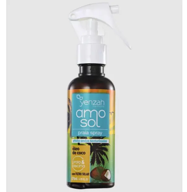 Amo Sol Beach Pool Texturizing Uv Sun Protection Coconut Spray 120Ml - Yenzah 1