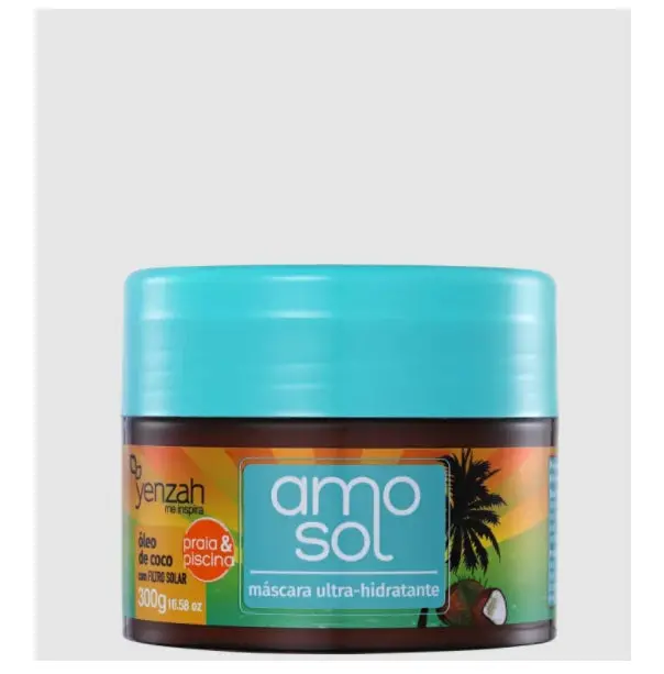 Amo Sol Ultra Moisturizing Coconut Beach Pool Sun Protection Mask 300G - Yenzah 1