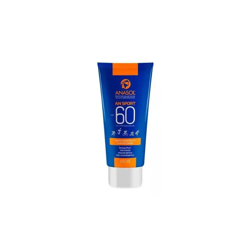 An Sport Dry Touch 60 Spf Facial Sunscreen Skin Care Protection 60Ml Anasol 1
