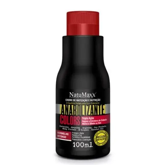 Anabolic Colors Intense Red Tinting Nutrition Hydration Cream 100Ml - Natumaxx 1