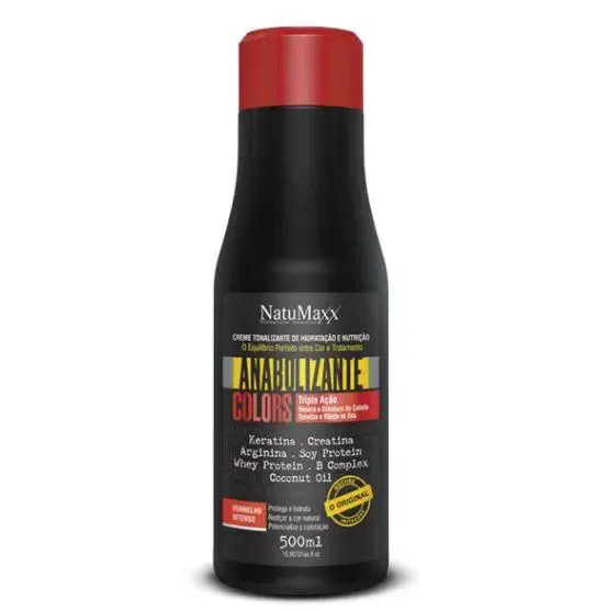 Anabolic Colors Intense Red Tinting Nutrition Hydration Cream 500Ml - Natumaxx 1